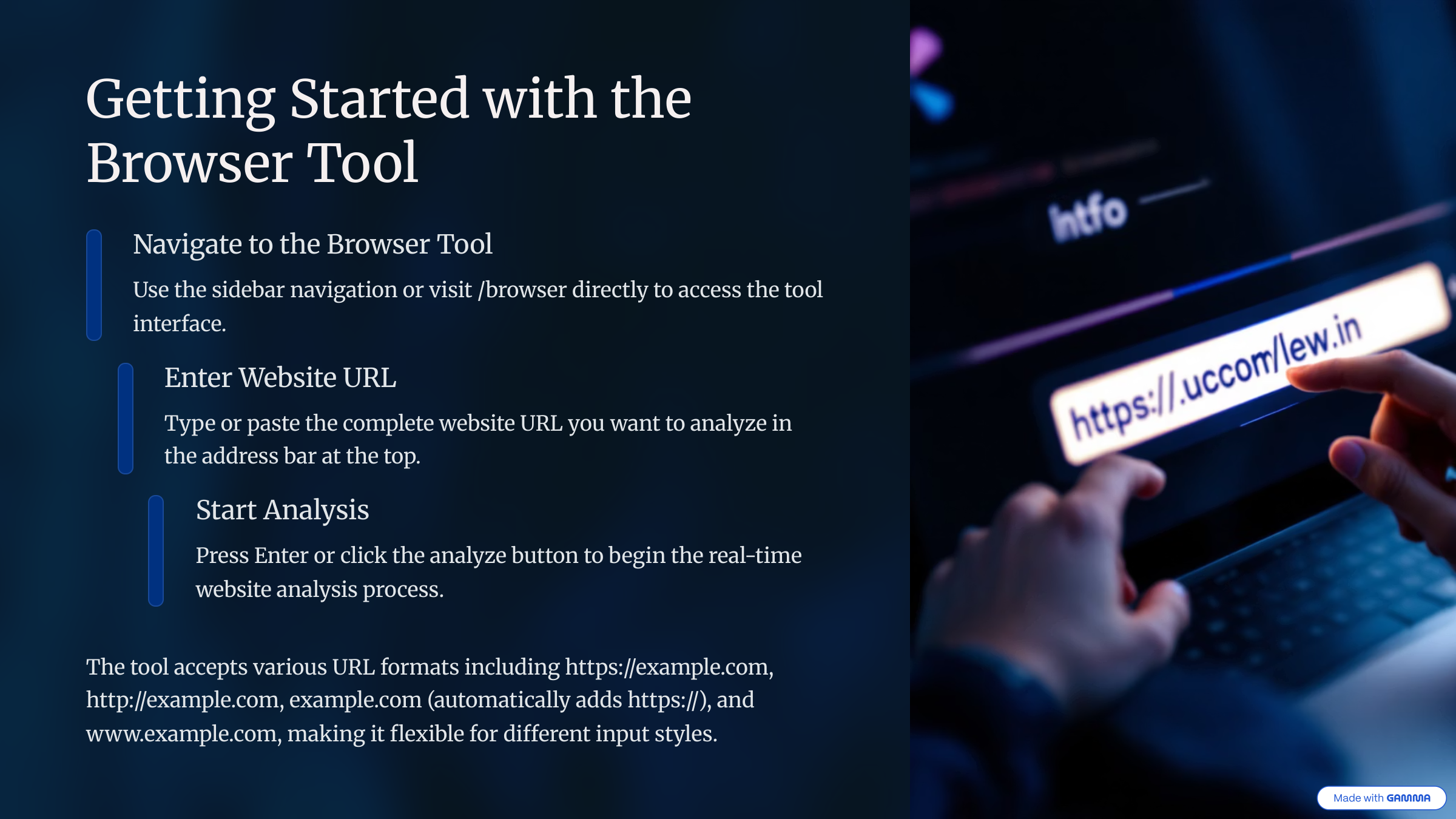 Getting Started with the Browser Tool
